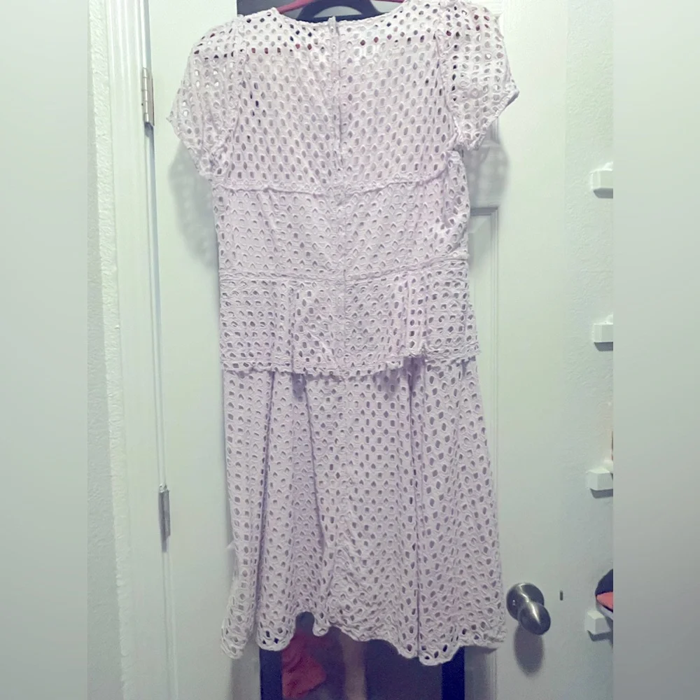 ๐ Purple peplum dress - Picture 1 of 2